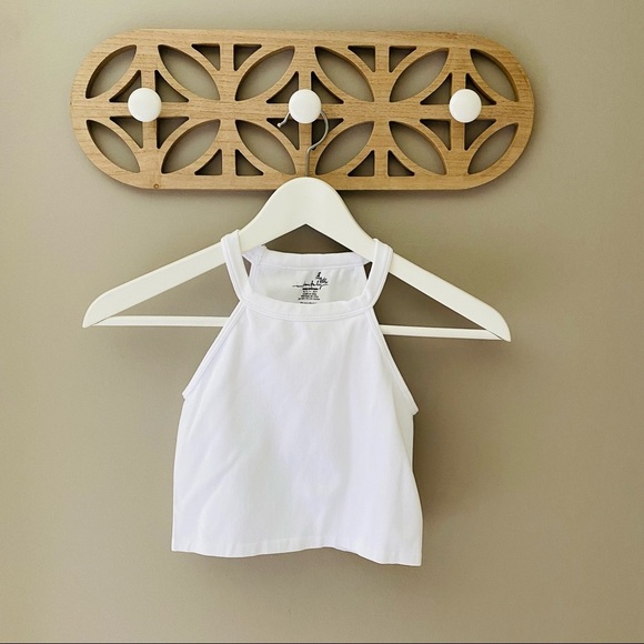 Free People Crop Top White Sz XS/S - Picture 1 of 7